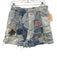 Gallery Dept. Size L Light & Medium Wash Cotton Blend Distressed Patches Shorts Light & Medium Wash / L