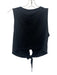 Love Moschino Size 6 Black, Red, White Cotton Sleeveless Graphic Tie Front Top Black, Red, White / 6