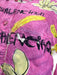Balenciaga Size 36 / S Pink, Yellow, Black Viscose Blend scribble Floral Top Pink, Yellow, Black / 36 / S