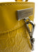 Dsquared Yellow Patent Leather Embossed Logo Chain Bucket Bag Yellow / S