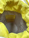 Dsquared Yellow Patent Leather Embossed Logo Chain Bucket Bag Yellow / S