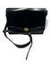 Bally Black Leather Flap Logo Crossbody Strap Gold Hardware Bag Black / Small