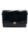Bally Black Leather Flap Logo Crossbody Strap Gold Hardware Bag Black / Small