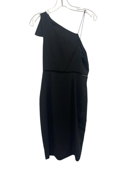 Talulah Size S Black Polyester Blend One Shoulder Spaghetti Strap Dress Black / S