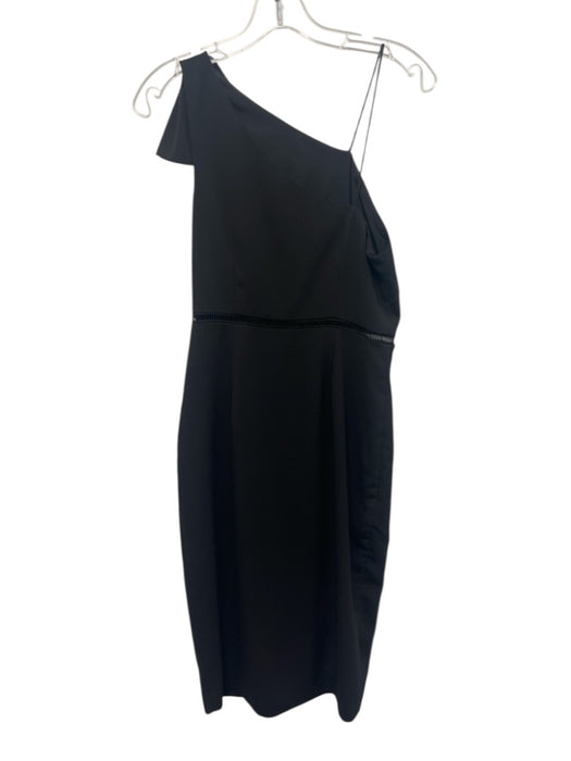 Talulah Size S Black Polyester Blend One Shoulder Spaghetti Strap Dress Black / S