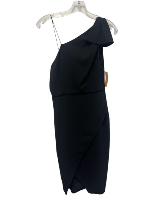 Talulah Size S Black Polyester Blend One Shoulder Spaghetti Strap Dress Black / S