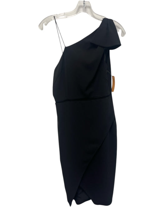 Talulah Size S Black Polyester Blend One Shoulder Spaghetti Strap Dress Black / S