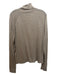 Vince Size L Beige Lyocell blend Heathered Mock Neck Long Sleeve Top Beige / L