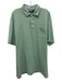 Polo Size XXL Green Cotton Solid Polo Men's Short Sleeve Green / XXL