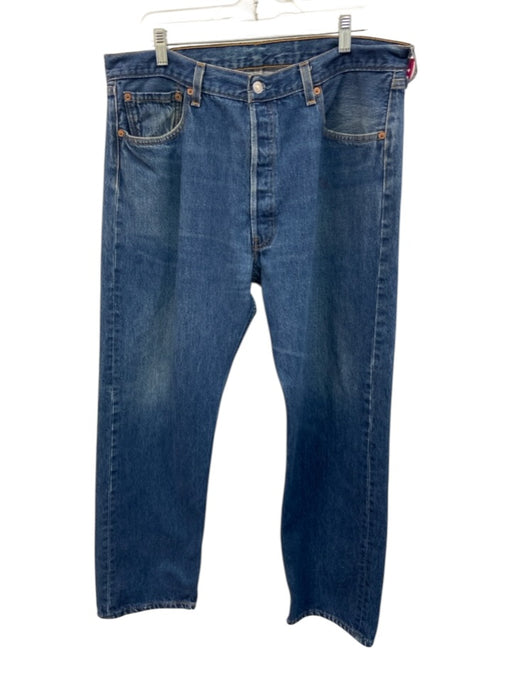 Levis AS IS Size 38 med light wash Cotton Solid Jean Men's Pants med light wash / 38