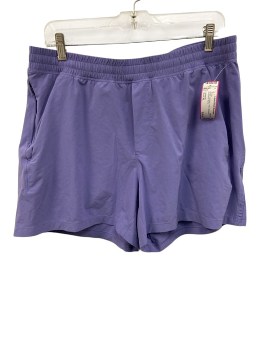 Lululemon Size Est XL Purple Synthetic Solid Athleisure Men's Shorts Purple / Est XL