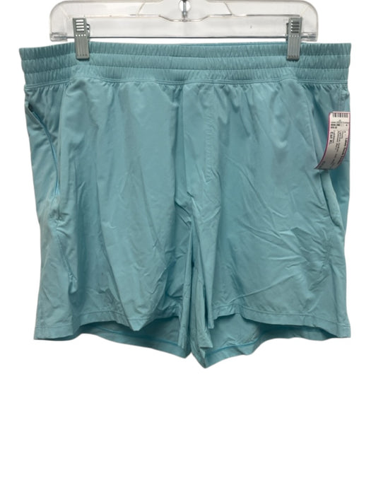 Lululemon Size Est XL Light blue Synthetic Solid Athletic Men's Shorts Light blue / Est XL