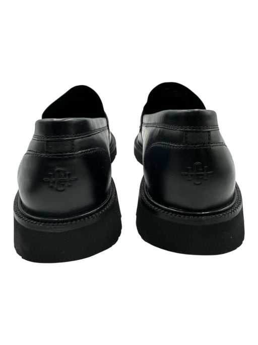 Cole Haan Shoe Size 11 Like New Black Leather Solid Loafer Stacked Heel Shoes Black / 11