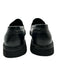 Cole Haan Shoe Size 11 Like New Black Leather Solid Loafer Stacked Heel Shoes Black / 11