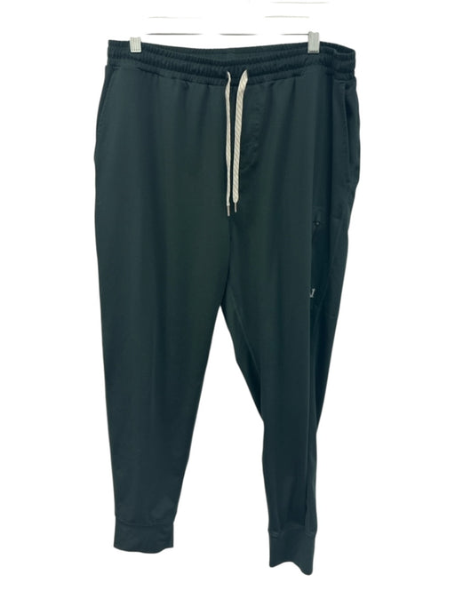 Vuori Size Est L Emerald Green Synthetic Solid Jogger Athleisure Men's Pants Emerald Green / Est L