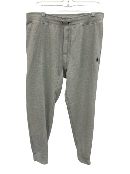 Polo Size XL Light Gray Cotton Blend Heathered Jogger Men's Pants Light Gray / XL