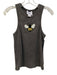 Free People x Denim and Bone Size M Gray Cotton Blend Ribbed Embroidered Top Gray / M
