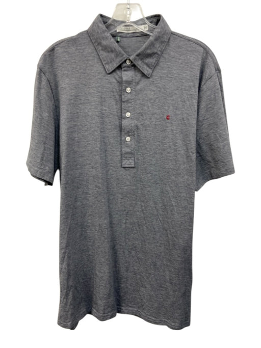 Criquet Size XL Gray Cotton Polo Men's Short Sleeve Gray / XL
