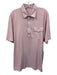Criquet Size XL Pink Cotton Polo Men's Short Sleeve Pink / XL
