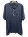 Criquet Size XL Navy Blue Cotton Polo Men's Short Sleeve Navy Blue / XL