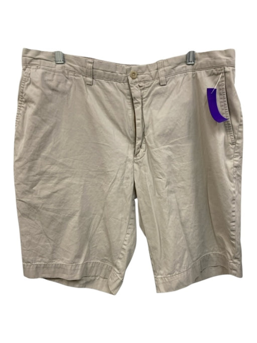 Polo Ralph Lauren Size 38 Beige Cotton Zip Fly Men's Shorts Beige / 38