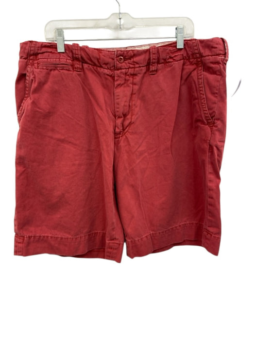 Polo Ralph Lauren Size 38 Red Cotton Zip Fly Men's Shorts Red / 38