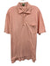 Sid Mashburn Size XL Pink Cotton Polo Men's Short Sleeve Pink / XL