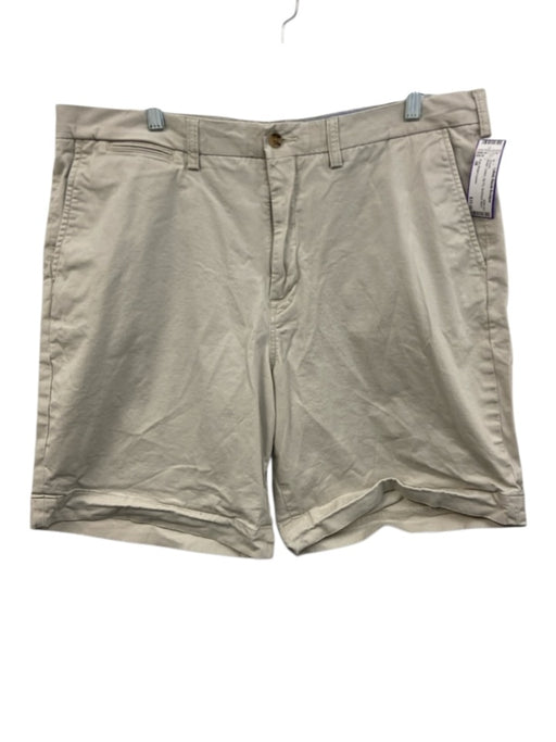 Polo Ralph Lauren Size 38 Beige Cotton Zip Fly Men's Shorts Beige / 38