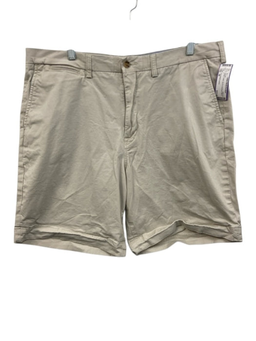Polo Ralph Lauren Size 38 Beige Cotton Zip Fly Men's Shorts Beige / 38