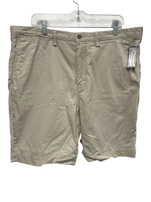 Polo Ralph Lauren Size 38 Beige Cotton Zip Fly Men's Shorts Beige / 38