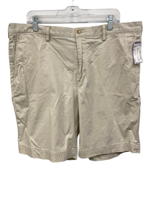 Polo Ralph Lauren Size 38 Beige Cotton Zip Fly Men's Shorts Beige / 38
