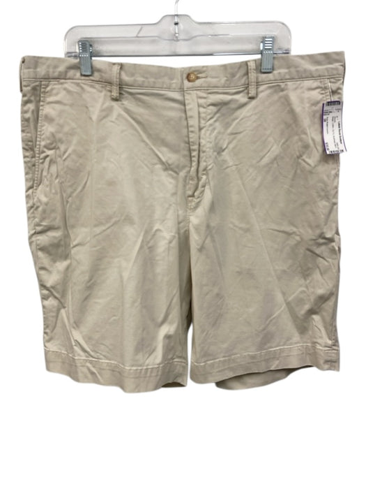 Polo Ralph Lauren Size 38 Beige Cotton Zip Fly Men's Shorts Beige / 38