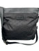 Gucci Black Nylon & Leather Zip Close Crossbody Fabric Block Guccissima Bag Black