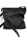 Gucci Black Nylon & Leather Zip Close Crossbody Fabric Block Guccissima Bag Black