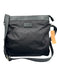 Gucci Black Nylon & Leather Zip Close Crossbody Fabric Block Guccissima Bag Black