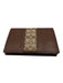 Coach Brown & Tan Leather Logo Bifold Wallets Brown & Tan
