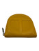 Telfar Yellow Leather Zipper Logo Wallet Wallets Yellow