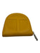 Telfar Yellow Leather Zipper Logo Wallet Wallets Yellow
