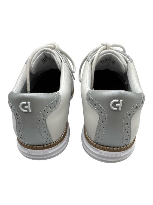 Cole Haan Shoe Size 9 White & Silver Leather Lace Up Golf Shoes White & Silver / 9