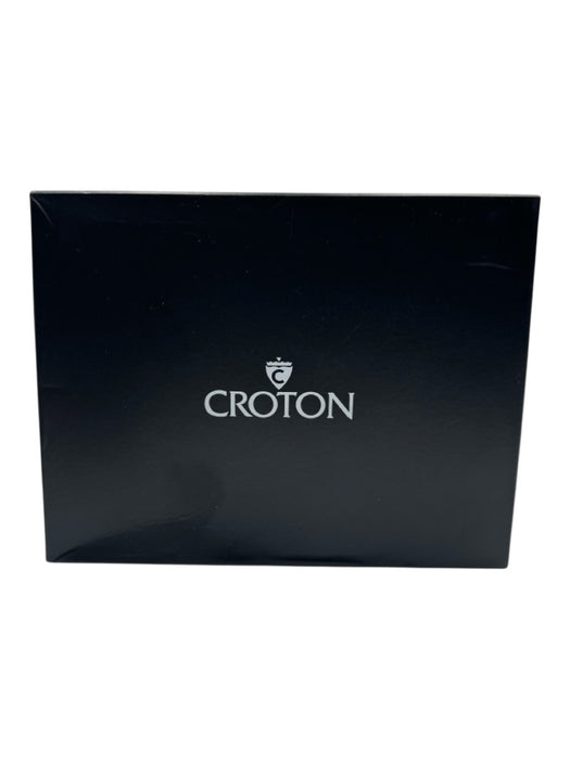 Croton Black & Multi Stingray Leather Pebbled Wallet Crossbody Strap Bag Black & Multi / S