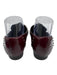 Donald Pliner Shoe Size 9 Maroon Red Patent Leather Studs Slip On Shine Loafers Maroon Red / 9