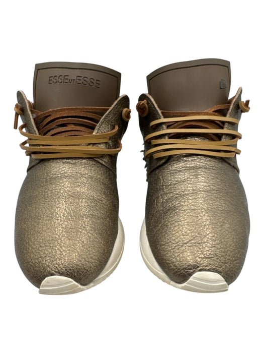 Esse Ut Esse Shoe Size 39 Gold, Brown, white Leather Laces Tassels Sneakers Gold, Brown, white / 39