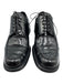 Prada Shoe Size 38 Black Patent Leather Stacked Heel Loafers Black / 38