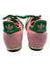 Adidas Shoe Size 8 Pink & Green Leather & Nylon Lace Up Fabric Block Sneakers Pink & Green / 8
