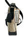 Coach Yellow, Navy, Beige Canvas & Leather Zip Close Monogram Messenger Bag Yellow, Navy, Beige / Medium