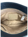 Coach Yellow, Navy, Beige Canvas & Leather Zip Close Monogram Messenger Bag Yellow, Navy, Beige / Medium