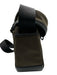 Bally Dark Olive Nylon & Leather Crossbody Drawstring Stripe Bag Dark Olive / M
