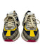 Gucci Shoe Size 6 Brown, Navy, White Leather & Synthetic Lace Up Sneakers Brown, Navy, White / 6
