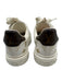 Louis Vuitton Shoe Size 36.5 White, Gold, Brown Leather & Rubber Laces Sneakers White, Gold, Brown / 36.5