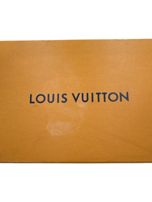 Louis Vuitton Shoe Size 36.5 White, Gold, Brown Leather & Rubber Laces Sneakers White, Gold, Brown / 36.5